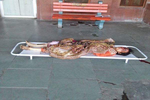 from the basirpura gate  the girl jumped ahead to the moving train