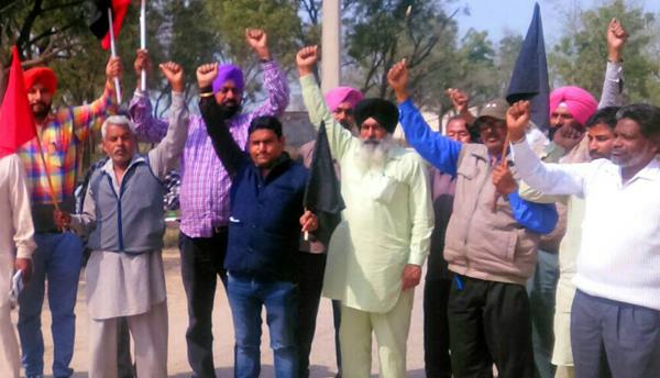 electricity employees protest rally due to non payment of salary