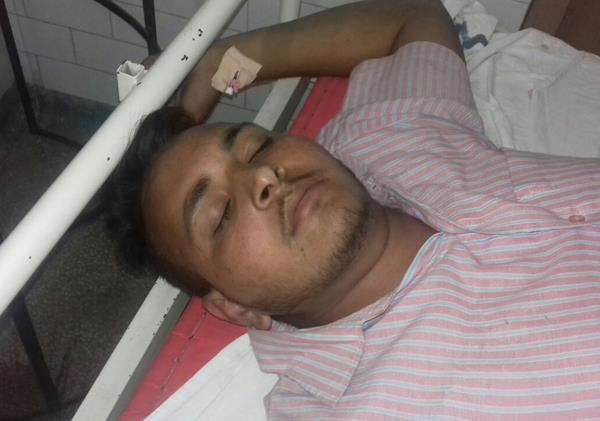 a person was injured in a road accident