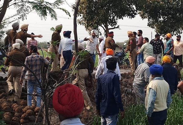 on the funeral of majant baljit singh  due to land settlement