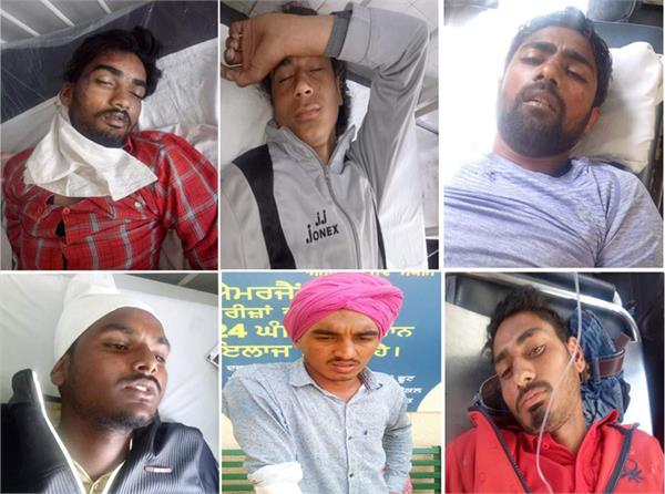 6 injured in accident