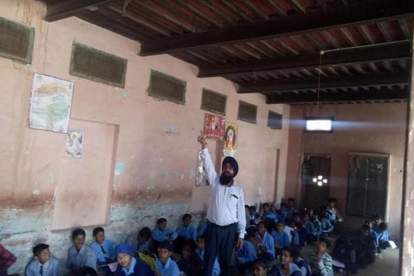 theft in the government secondary school  barnala