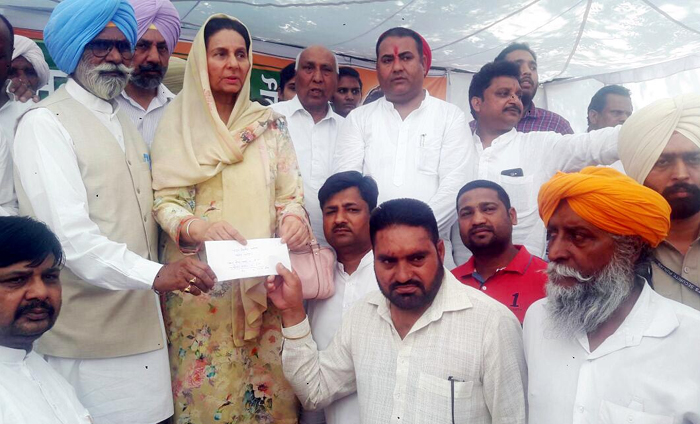 ਮਹਾਰਾਣੀ ਪ੍ਰਨੀਤ ਕੌਰ ਨੇ ਹਲਕਾ ਸ਼ੁਤਰਾਣਾ ਦੇ ਵਿਕਾਸ ਲਈ 6 ਕਰੋੜ ਦੇ ਚੈੱਕ ਵੰਡੇ