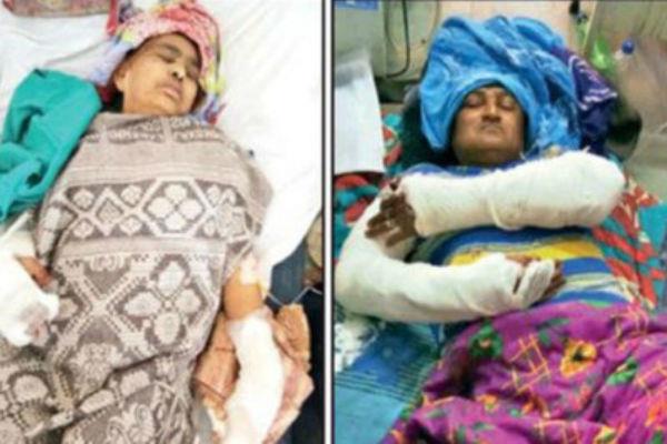 bajrang dal men cut womans fingers breaks sons hands