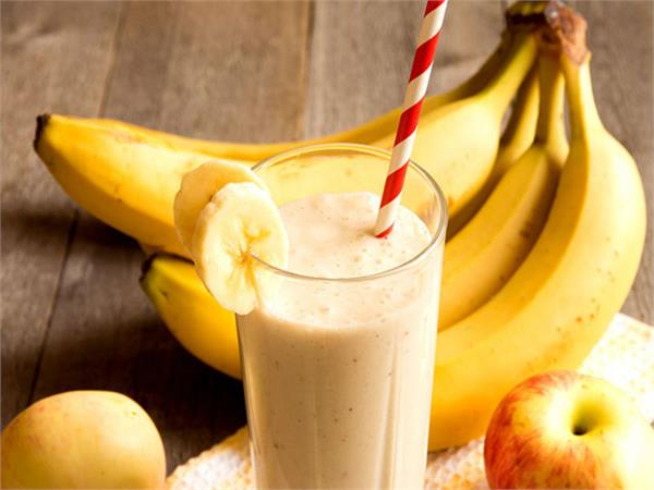 healthy to make banana shake