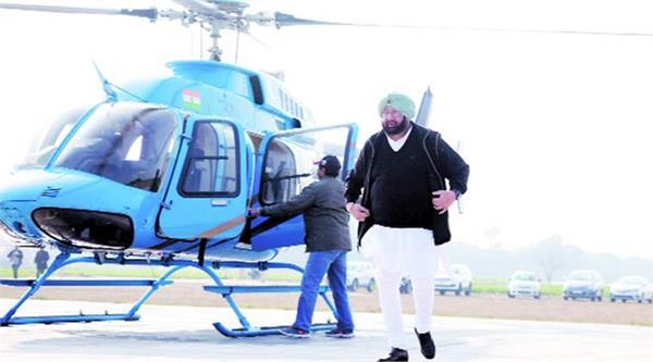 punjab s governor in using helicopter ahead 