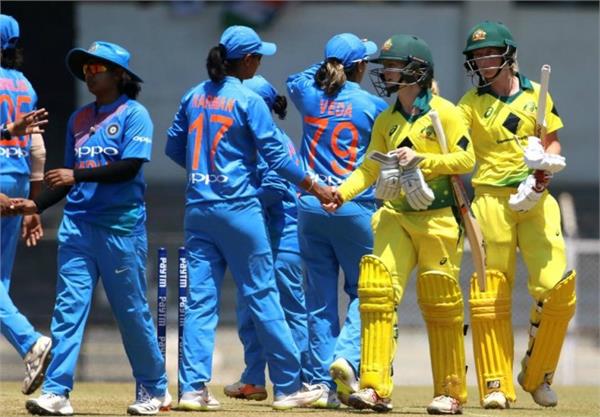 ind vs aus women australia easily won the match