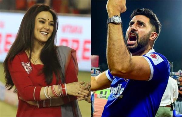 know what  s the name of kings xi punjab on abhishek  s team victory 