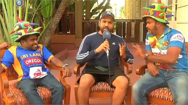rohit sharma is learning why sri lankan language is being taught
