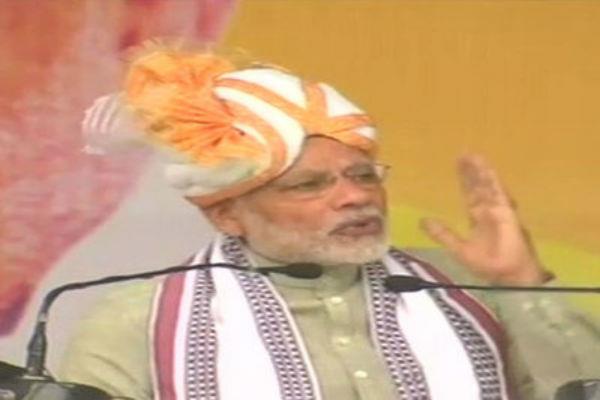 modi addressed public meeting in manipurs imphal