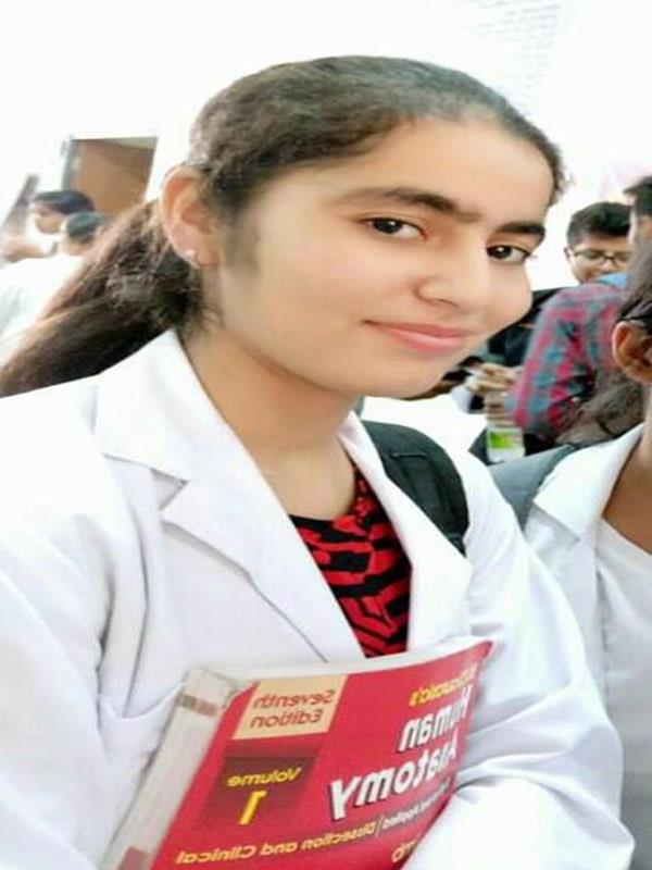 mbbs  first place  girl