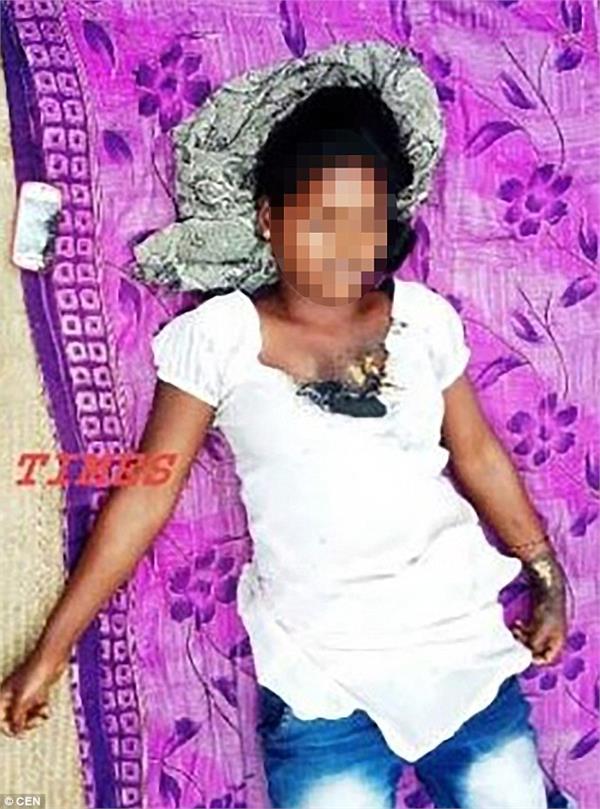 the painful death of the girl due to mobile phones eruption