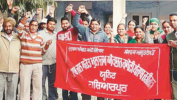 punjab rally on employees not receiving salary