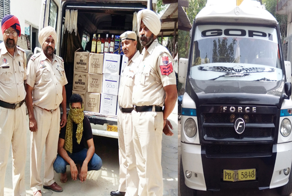 145 ਪੇਟੀਆਂ ਸ਼ਰਾਬ ਸਣੇ 1 ਕਾਬੂ