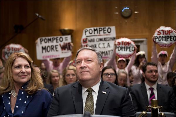 the us senate has approved the appointment of pompeo as foreign minister
