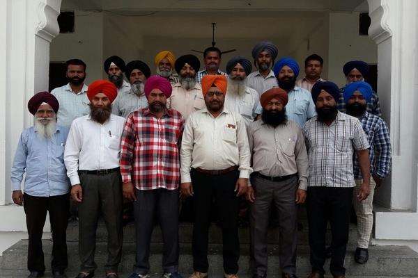 the protest demonstration by the employees federation