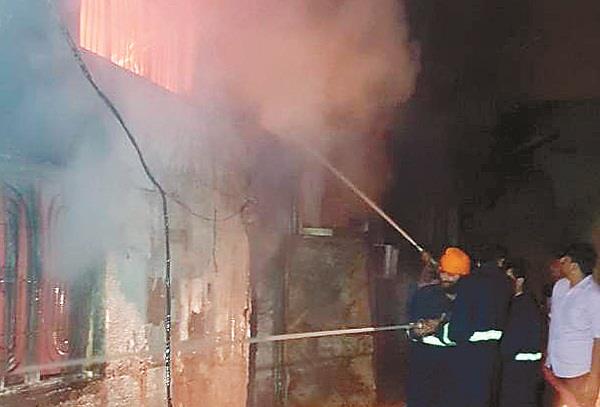 fire in arjun international factory