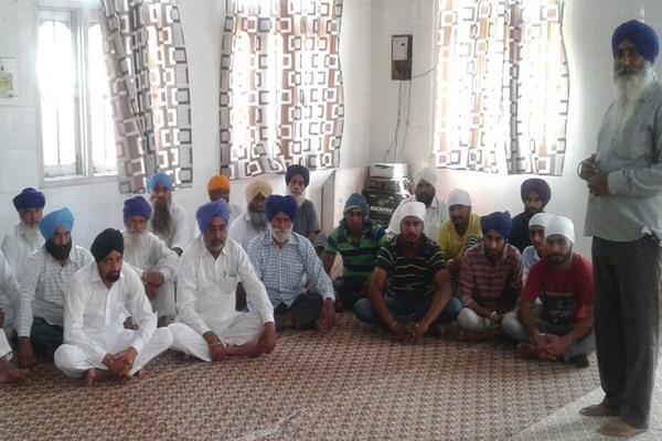 after the dharna  a memorandum submitted to the farmer  s organizer today