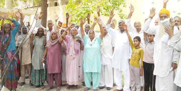 the slogs against the government against pensioners