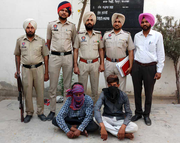 ਪੁਲਸ ਨੇ ਚੋਰੀ ਦੇ ਸਾਮਾਨ ਸਣੇ 2 ਨੂੰ ਕੀਤਾ ਕਾਬੂ