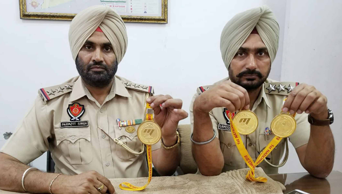 ਇੰਸਪੈਕਟਰ ਪਰਮਜੀਤ ਸਿੰਘ ਸੰਧੂ ਨੇ ਹਾਈ ਜੰਪ ਤੇ ਗਮਦੂਰ ਸਿੰਘ ਨੇ ਗੋਲਾ ਸੁੱਟਣ ''ਚ ਜਿੱਤੇ ਸੋਨ ਤਮਗੇ