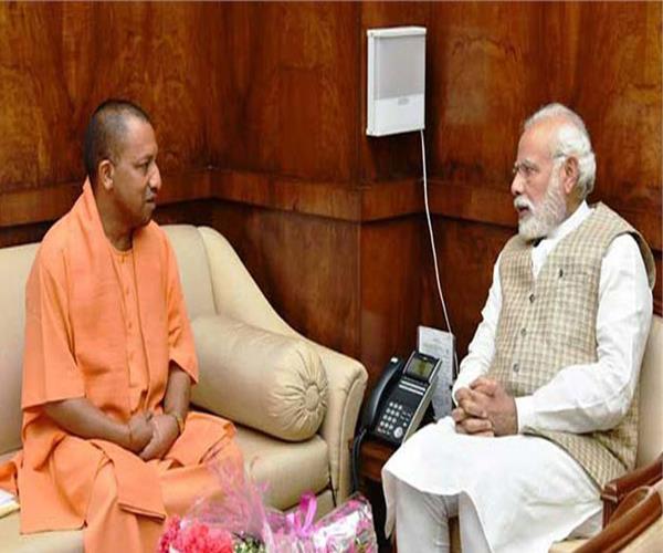pm modi meets cm yogi and keshav maurya discussions on these issues