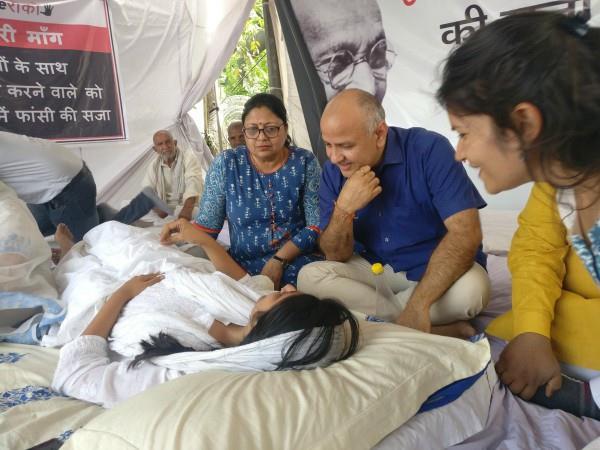 sisodia in support of swati