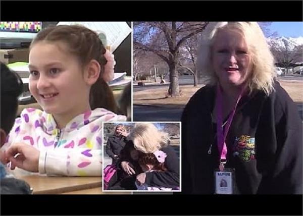 school bus driver braids little girl  s hair after mother passes away