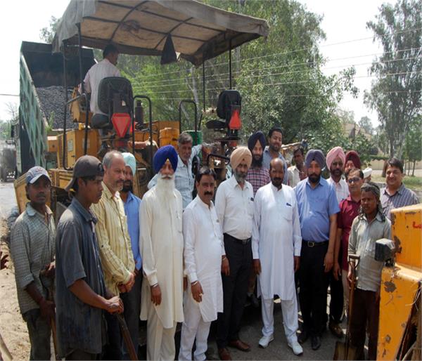 kapurthala subhanpur road  work