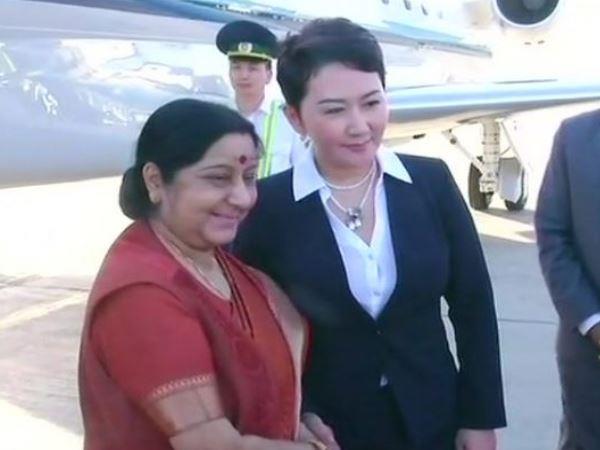mongolia in external affairs minister sushma swaraj