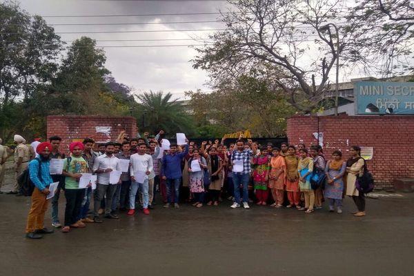 students protest against teacher transition