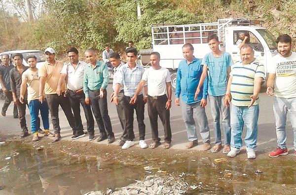 people are disturbed due to lack of clean water
