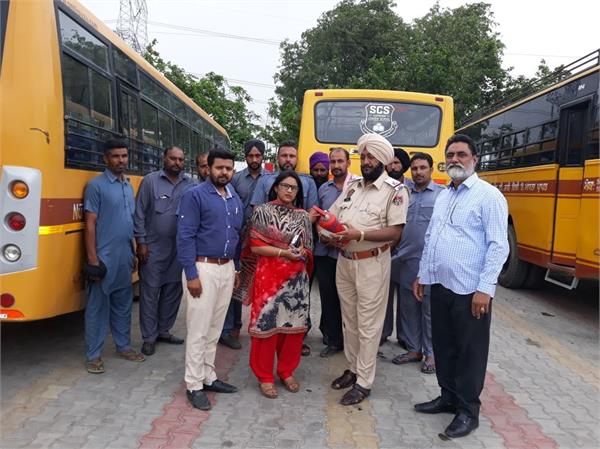 checking of various schools under safe school vehicle policy