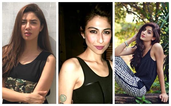 mahira  meesha  others take on  harasser  at bahria college
