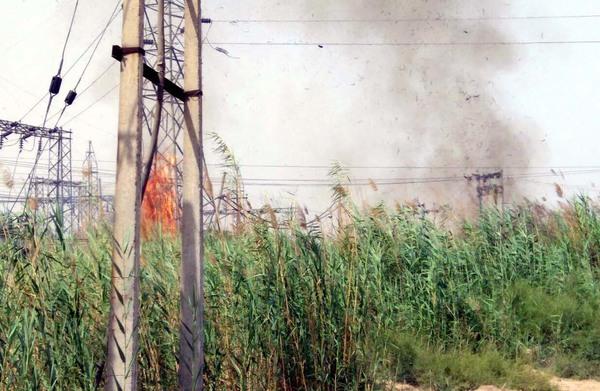 132k even electricity grid fire  villages supply stalled