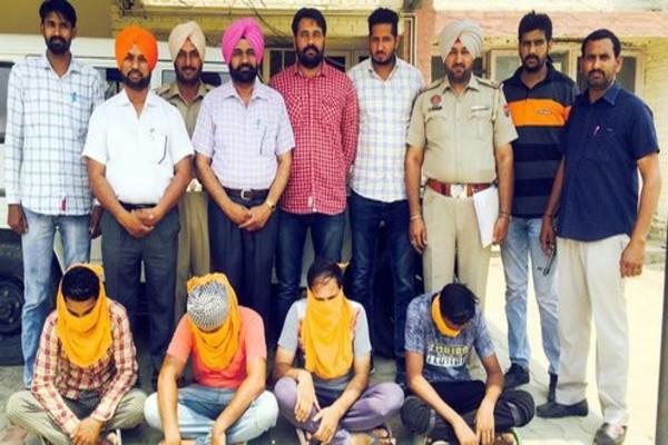 exploitation of the gang of theft incidents