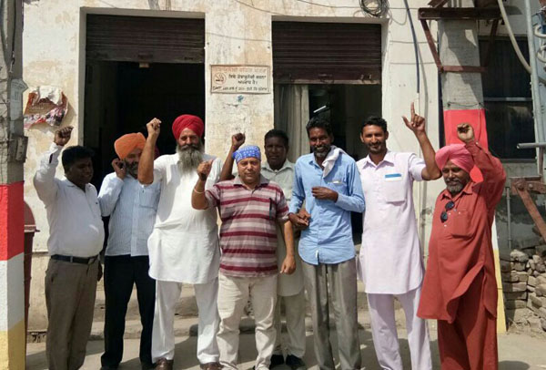 ਗ੍ਰਾਮੀਣ ਡਾਕ ਸੇਵਕਾਂ ਨੇ ਰੋਸ ਵਜੋਂ ਕੀਤੀ ਨਾਅਰੇਬਾਜ਼ੀ