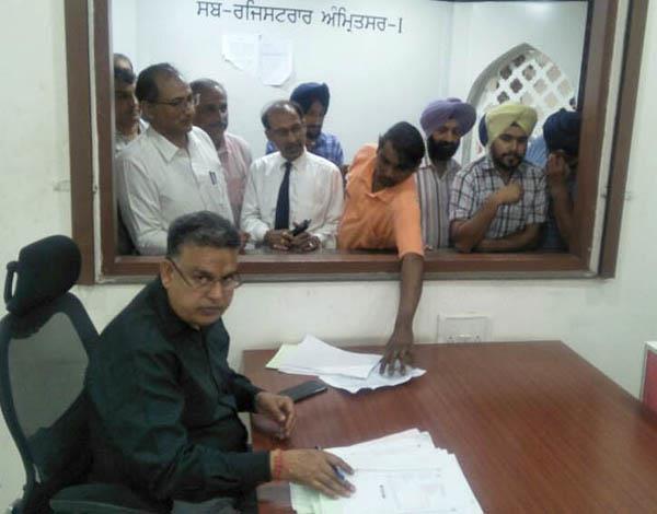 after 3 days  the work started in tehsil amritsar