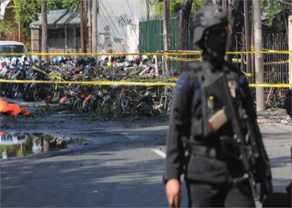 explosion in indonesia