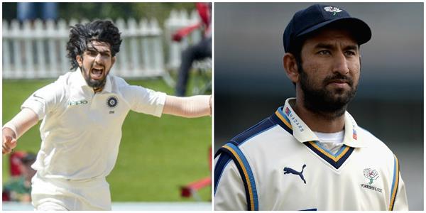 controversy in the county cricket ishant  pujara  s poor show continued