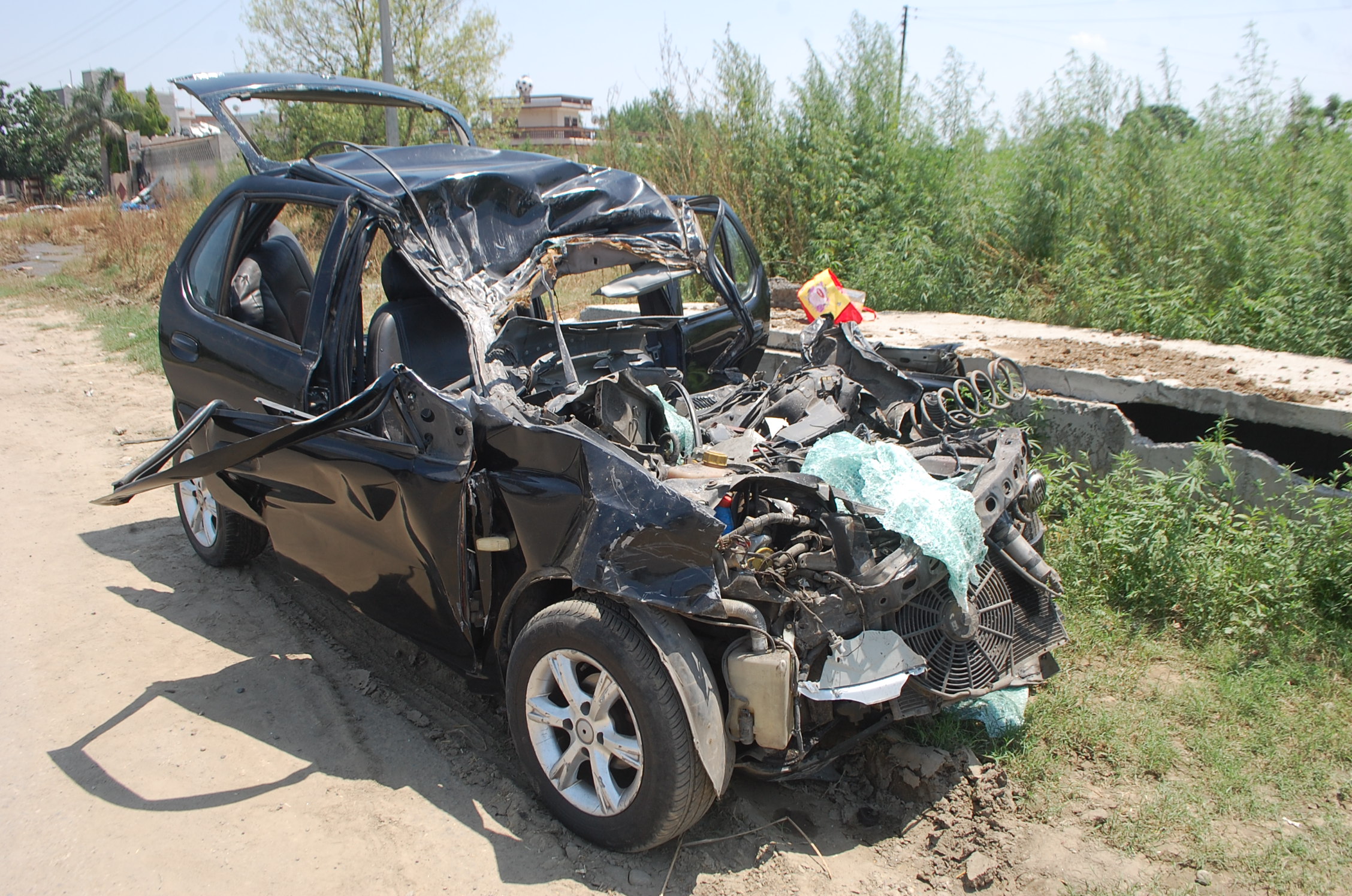 ਕਾਰ ਦੇ ਕੈਂਟਰ ਹੇਠ ਵੜ੍ਹਨ ਕਾਰਨ ਦੋ ਦੀ ਮੌਤ