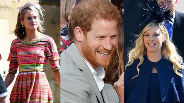 prince harry  s ex girlfriends arrive at the royal wedding