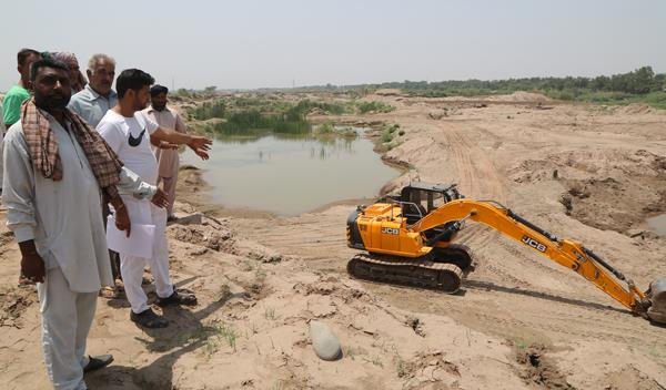 the illegal mining of the panchayati land illegal mining