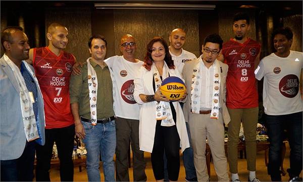 pooja bhat bought the basketball league team delhi