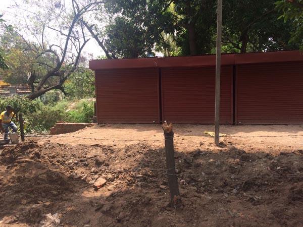 the quarried land wires in the possession of the forest department