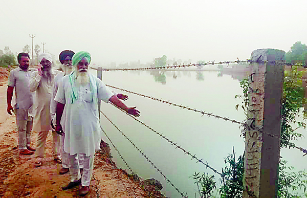 ਸੀਵਰੇਜ ਟਰੀਟਮੈਂਟ ਪਲਾਂਟ ਦੇ ਖਾਲ ਟੁੱਟਣ ਕਾਰਨ ਖੇਤਾਂ ''ਚ ਭਰੇ ਪਾਣੀ ਨਾਲ ਕਿਸਾਨਾਂ ਦਾ ਹੋਇਆ ਨੁਕਸਾਨ