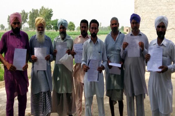 ਜ਼ਮੀਨ ਉੱਪਰ ਕਬਜ਼ਾ ਕਰਨ ’ਤੇ ਦਿੱਤੀ ਆਤਮ-ਹੱਤਿਆ ਦੀ ਚਿਤਾਵਨੀ