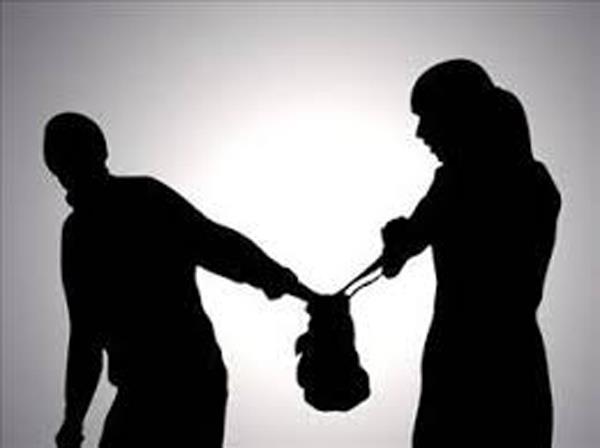 take away the purse of the woman