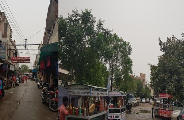 fast rains weather was clear