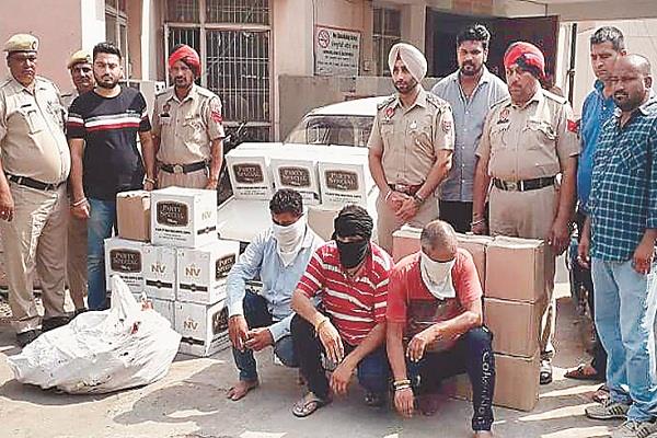 head constable was smuggling alcohol